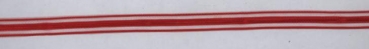 Schleifenband, Ziehband, Kräuselband rot